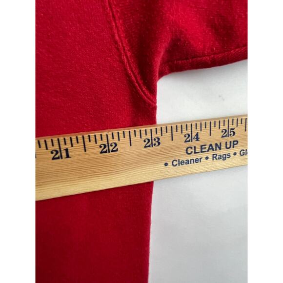 Vintage Disney & Co Womens XL Red Long Sleeve Embroidered Sweatshirt Made In USA - Picture 6 of 7